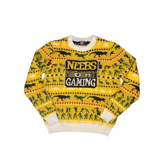 Neebs Other - *SOLD* NWOT Neebs Gaming Dinosaur Ugly Christmas Sweater – Size L GamerGift